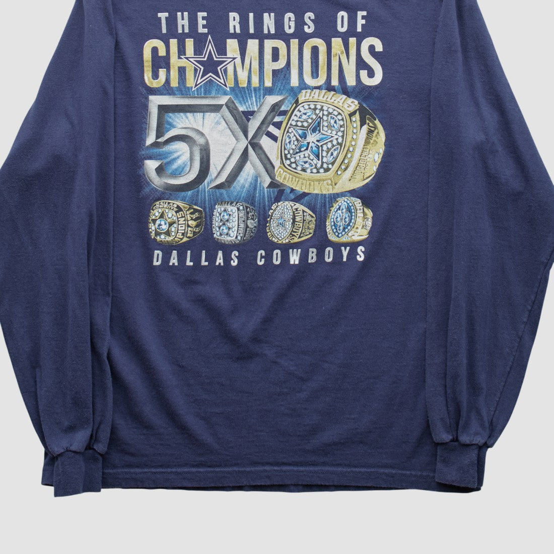Dallas Cowboys Cowboys Team Apparel 2000s Long Sleeve T-shirt - Navy T-shirts