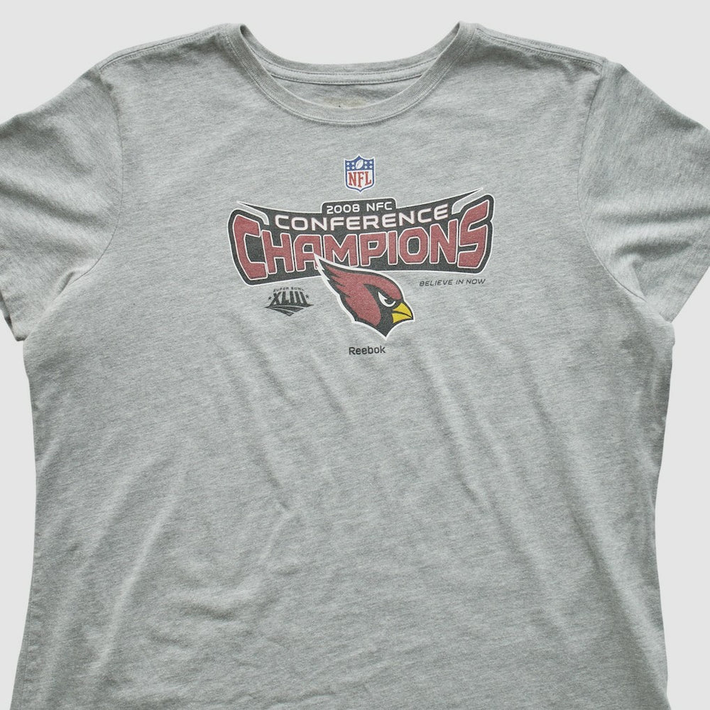 Arizona Cardinals Reebok 2008 T-shirt - Heather Gray T-shirts