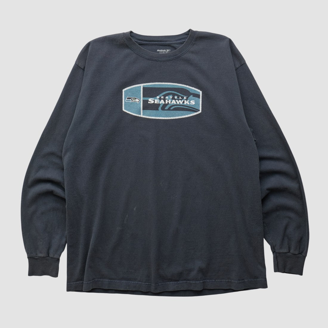 Seattle Seahawks Reebok 2000s Long Sleeve T-shirt - Black T-shirts