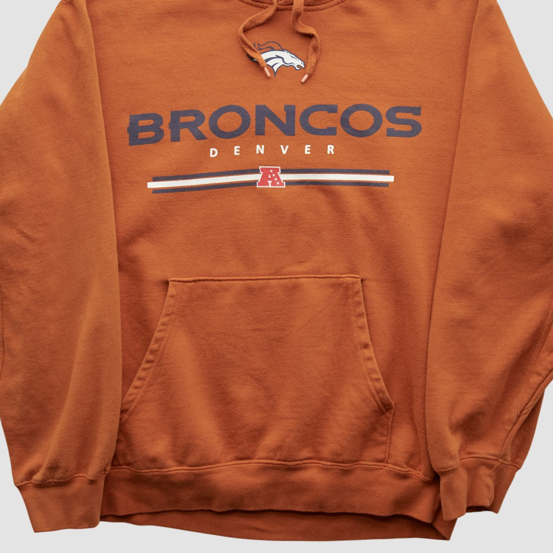 Denver Broncos NFL 2010s Hooded Pullover Sweatshirt - Clay Pullover