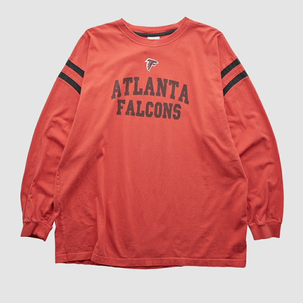 Atlanta Falcons NFL 2000s Long Sleeve T-shirt - Red T-shirts