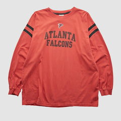 Atlanta Falcons NFL 2000s Long Sleeve T-shirt - Red T-shirts