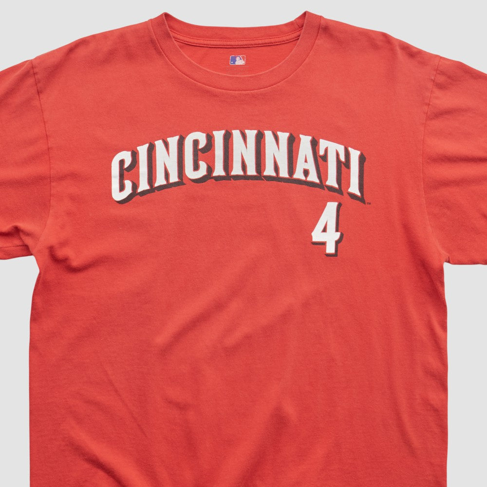 Cincinnati Reds Majestic 2000s T-shirt - Red - Vintage T-shirts