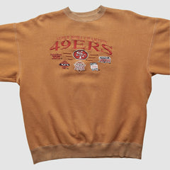 Super Bowl 90s Pullover Sweatshirt - Tan Pullover