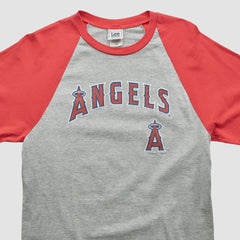 Los Angeles Angels Lee Apparel 2007 T-shirt - Heather Gray - Vintage T-shirts