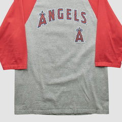 Los Angeles Angels Lee Apparel 2007 T-shirt - Heather Gray - Vintage T-shirts