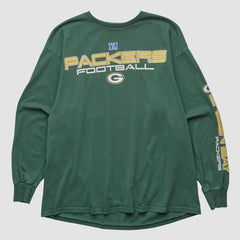 Green Bay Packers NFL 2000s Long Sleeve T-shirt - Green T-shirts
