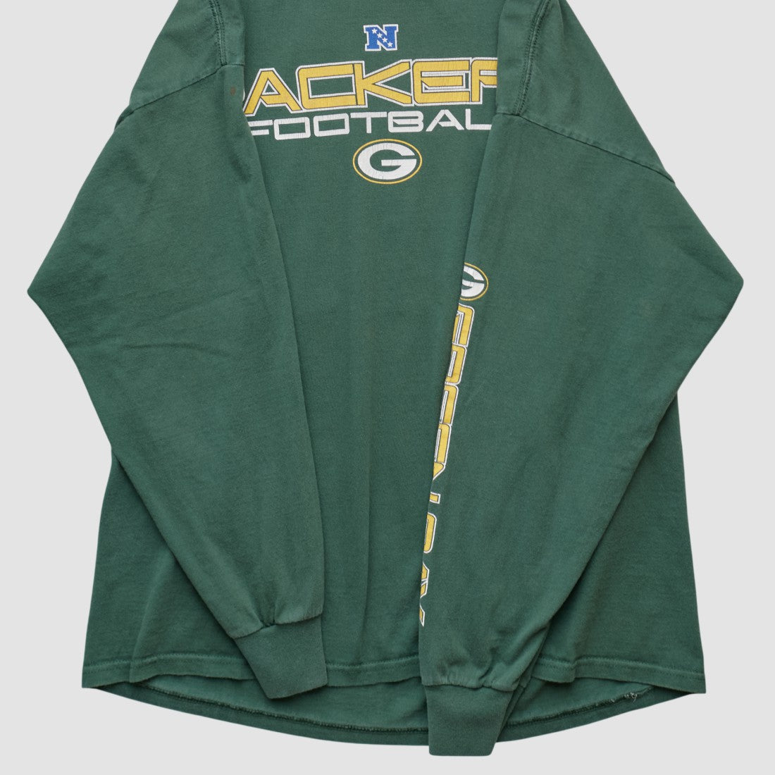 Green Bay Packers NFL 2000s Long Sleeve T-shirt - Green T-shirts