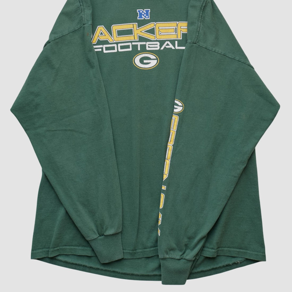 Green Bay Packers NFL 2000s Long Sleeve T-shirt - Green T-shirts