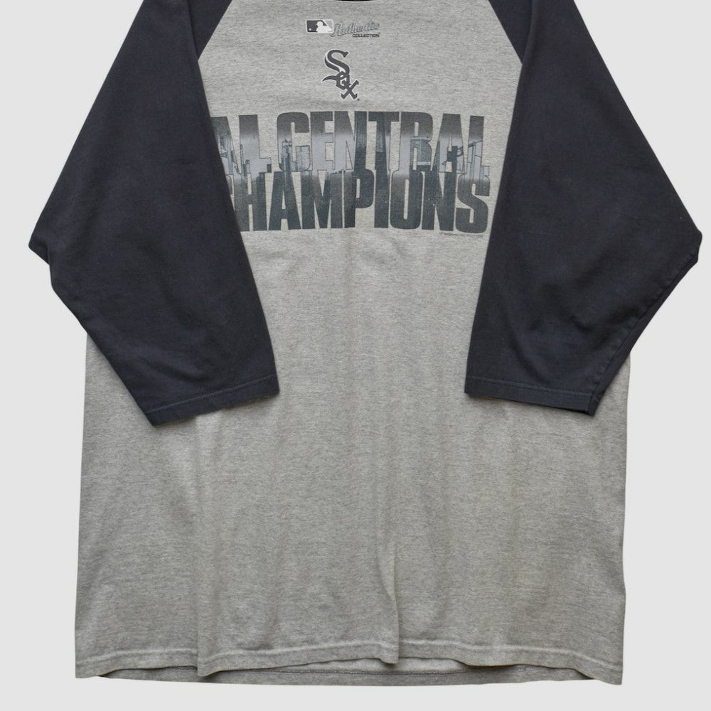 Chicago White Sox Lee Apparel 2005 T-shirt - Heather Gray - Vintage T-shirts