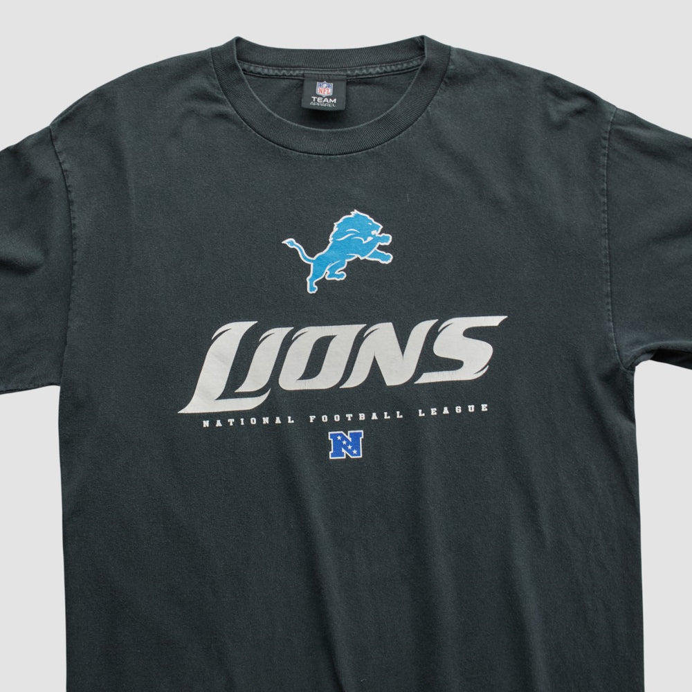 Detroit Lions NFL 2010s Long Sleeve T-shirt - Black T-shirts