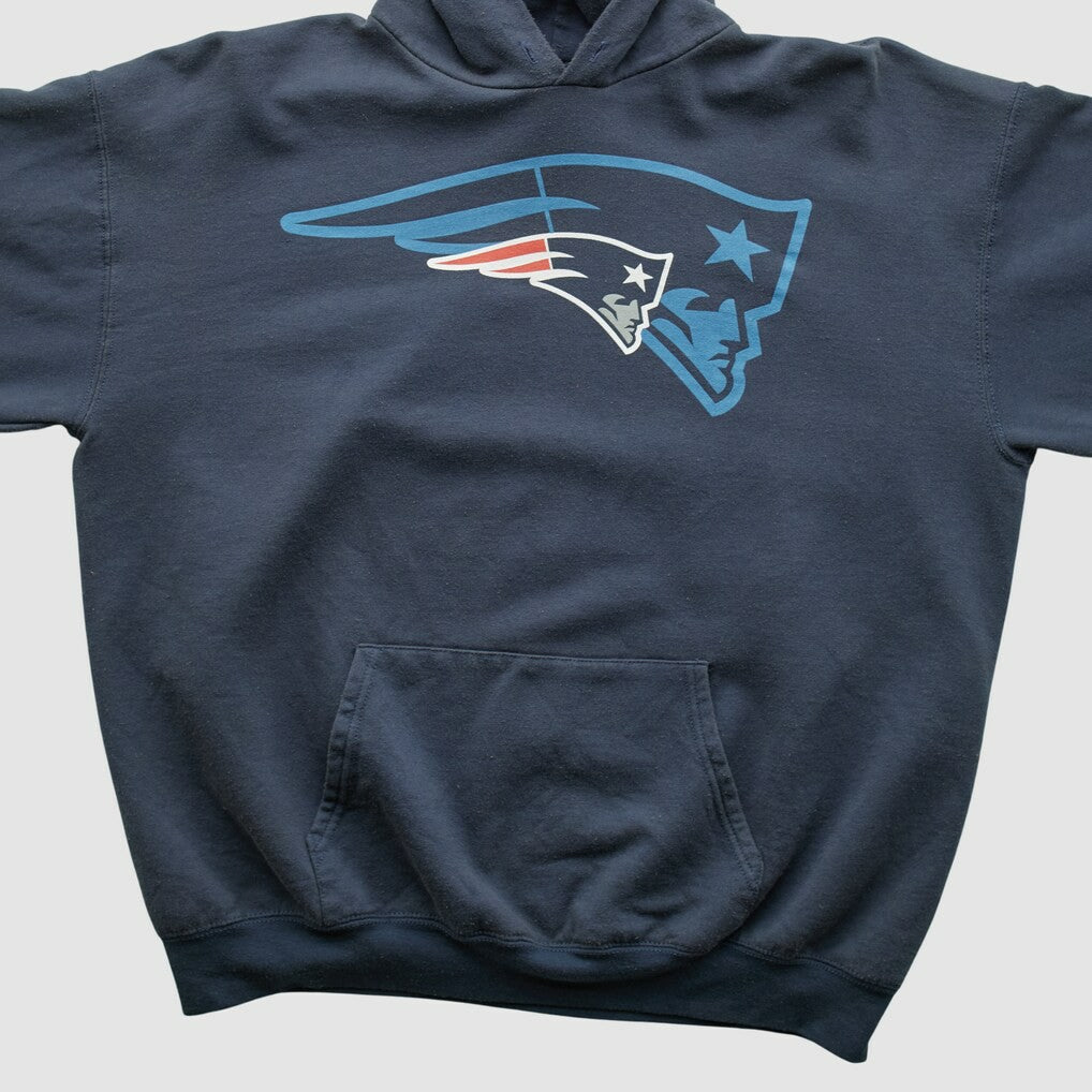 New England Patriots NFL 2010s Hooded Pullover Sweatshirt - Navy Pullover