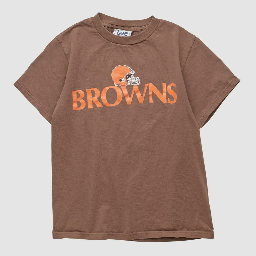 Cleveland Browns Lee Apparel 90s T-shirt - Brown T-shirts