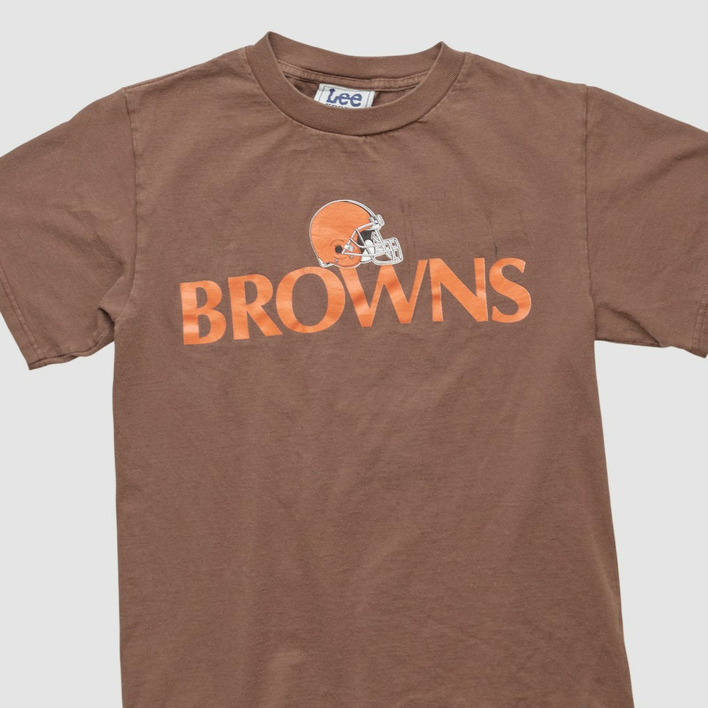 Cleveland Browns Lee Apparel 90s T-shirt - Brown T-shirts