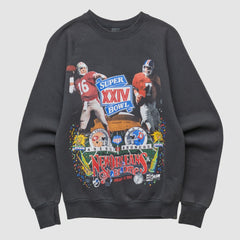 Super Bowl XXIV 1990 Pullover Sweatshirt - Black Pullover