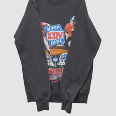 Super Bowl XXIV 1990 Pullover Sweatshirt - Black Pullover