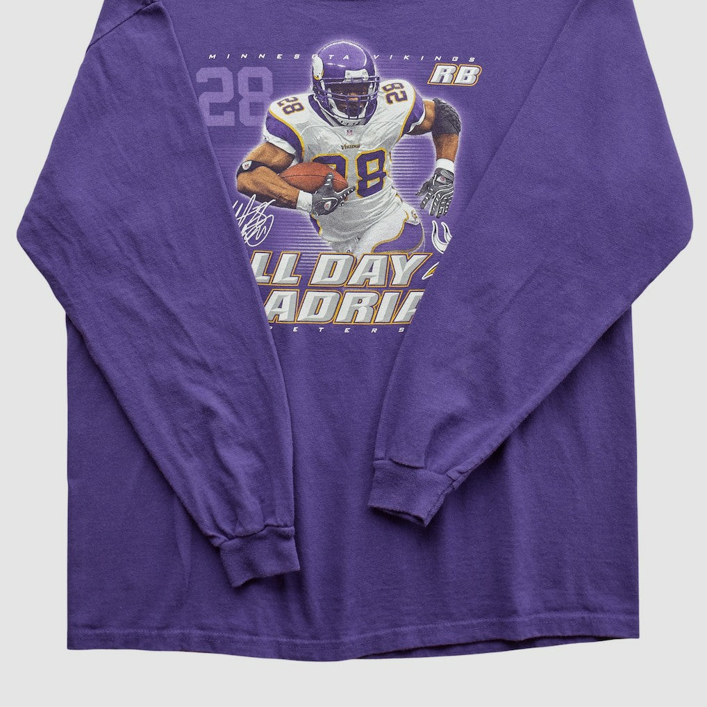 Adrian Peterson NFL 2000s Long Sleeve T-shirt - Purple T-shirts