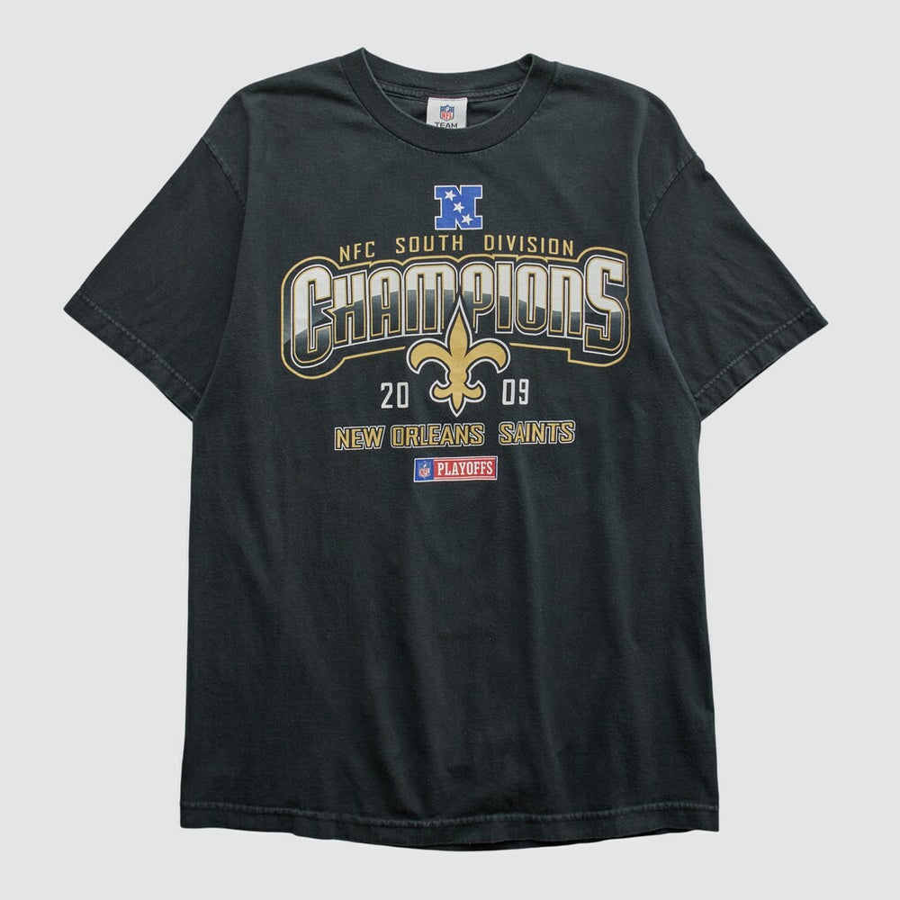New Orleans Saints NFL 2009 T-shirt - Black T-shirts