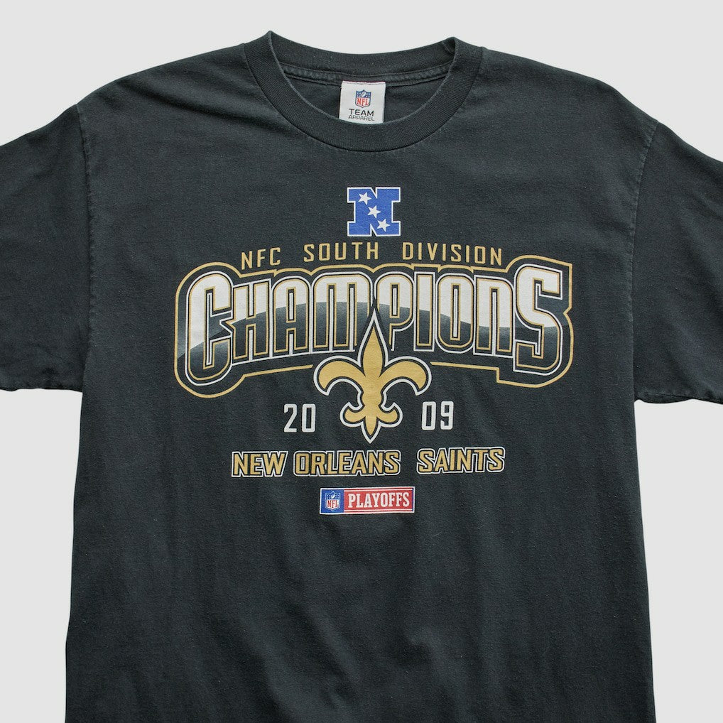 New Orleans Saints NFL 2009 T-shirt - Black T-shirts