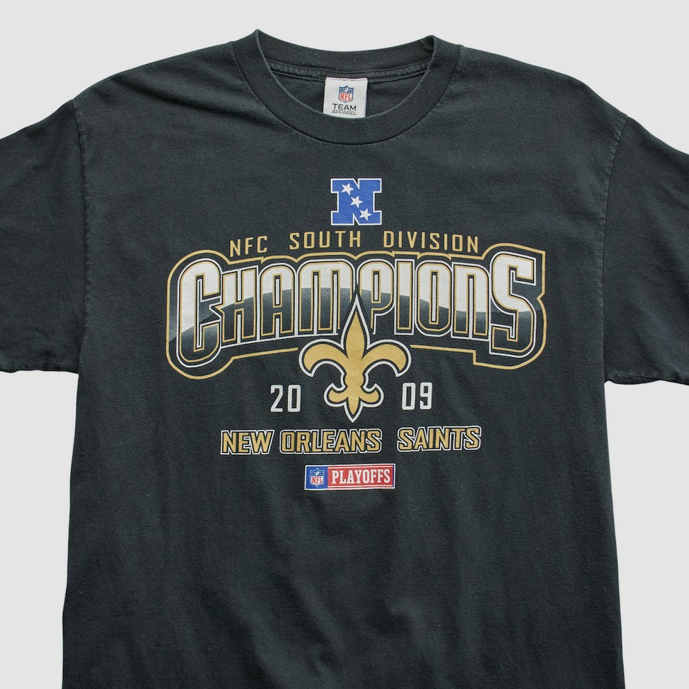 New Orleans Saints NFL 2009 T-shirt - Black T-shirts