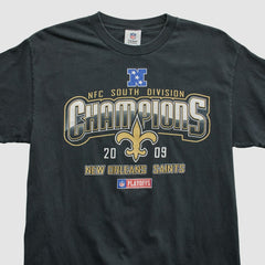 New Orleans Saints NFL 2009 T-shirt - Black T-shirts