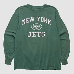 New York Jets NFL 2000s Long Sleeve T-shirt - Green T-shirts