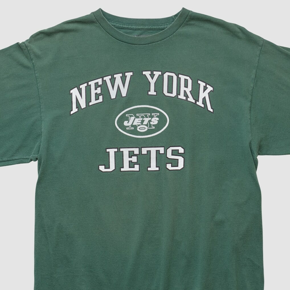 New York Jets NFL 2000s Long Sleeve T-shirt - Green T-shirts