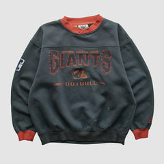 New York Giants Lee Apparel 90s Pullover Sweatshirt - Charcoal Pullover