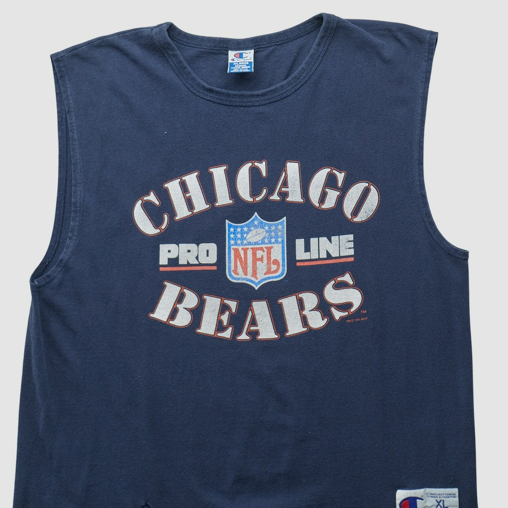 Chicago Bears Champion 90s Tank - Navy Tanks