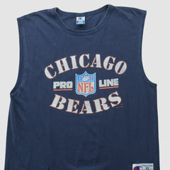 Chicago Bears Champion 90s Tank - Navy Tanks