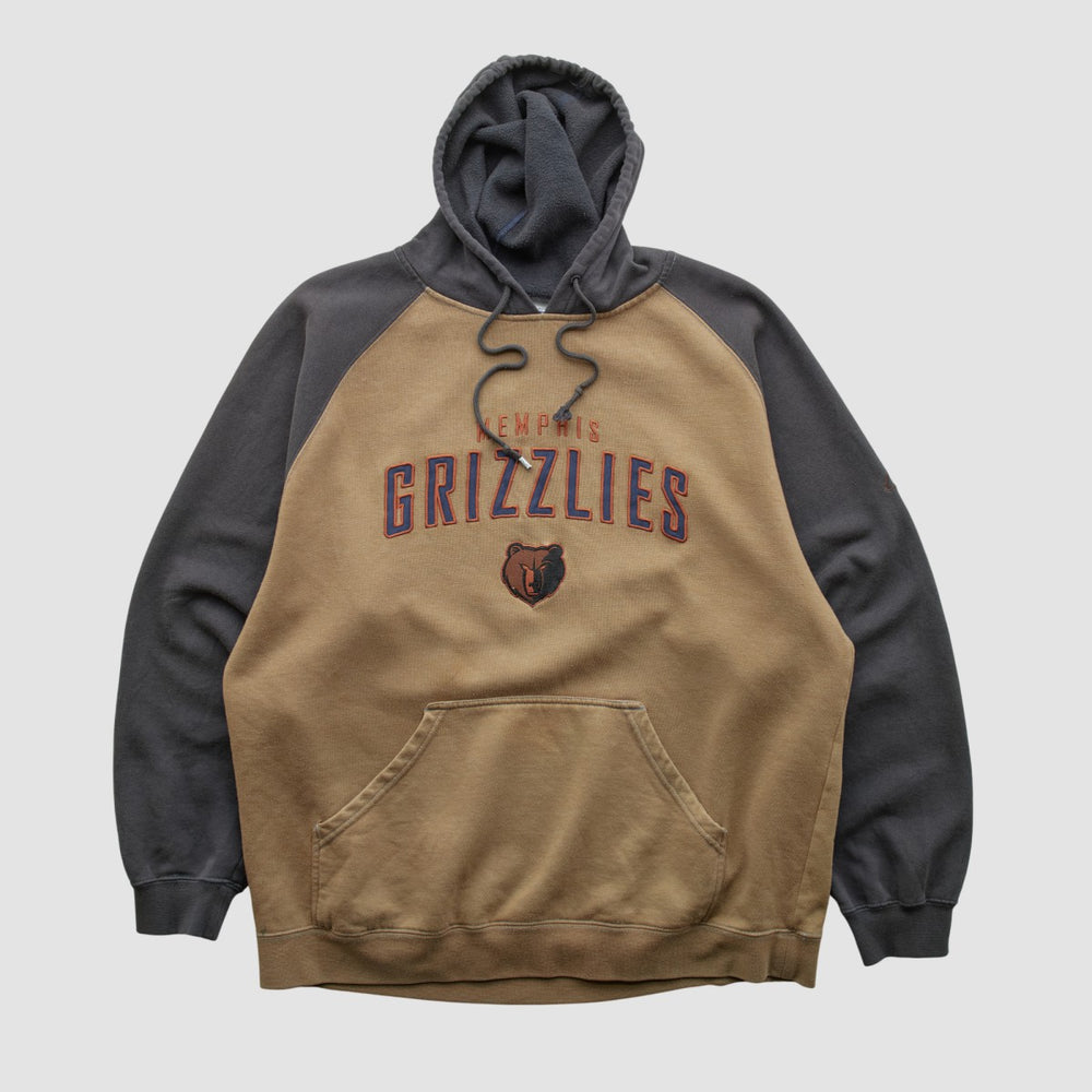 Memphis Grizzlies Reebok 2000s Hooded Pullover Sweatshirt Clay Vintage - Vintage