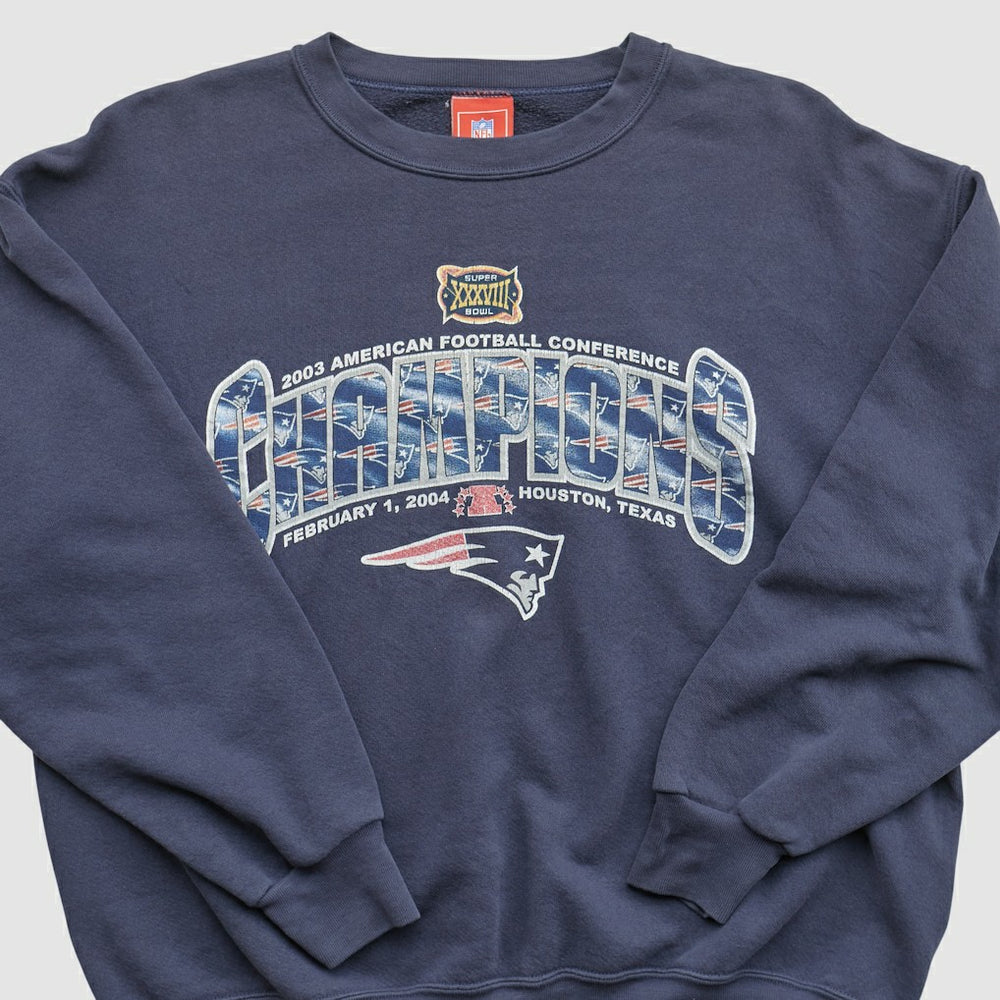 New England Patriots NFL 2003 Pullover Sweatshirt - Navy Pullover