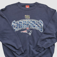New England Patriots NFL 2003 Pullover Sweatshirt - Navy Pullover
