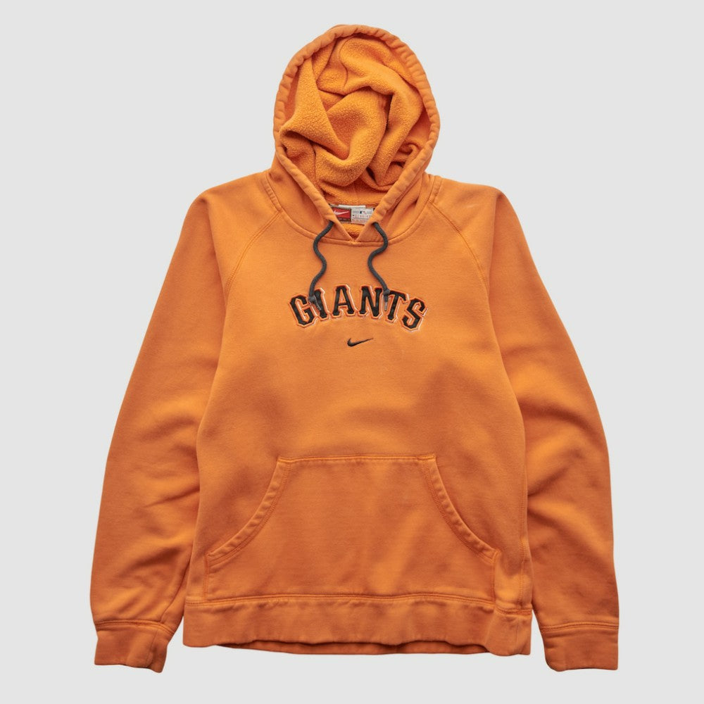 San Francisco Giants Nike 2000s Hooded Pullover Sweatshirt - Orange - XXVintage Pullover