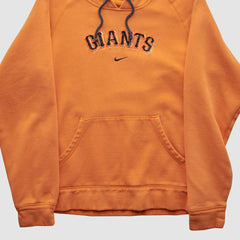 San Francisco Giants Nike 2000s Hooded Pullover Sweatshirt - Orange - XXVintage Pullover