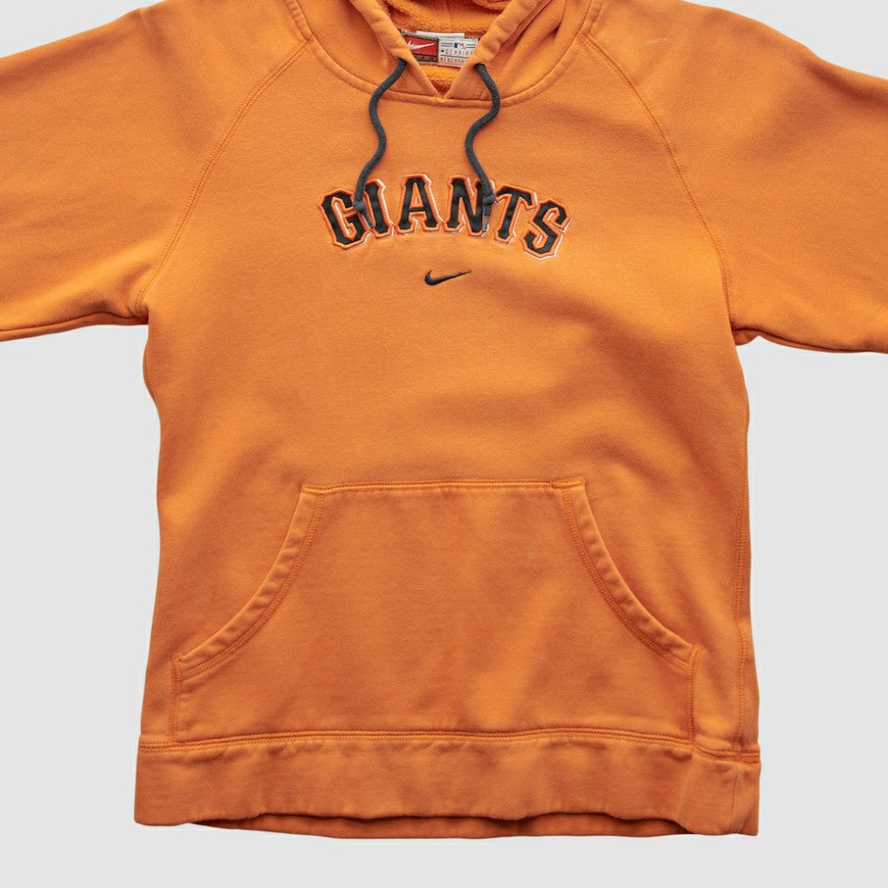 San Francisco Giants Nike 2000s Hooded Pullover Sweatshirt - Orange - XXVintage Pullover