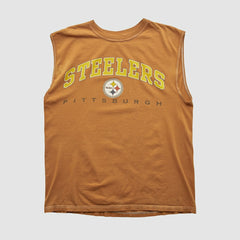 Pittsburgh Steelers True Fan 90s Tank - Clay Tanks