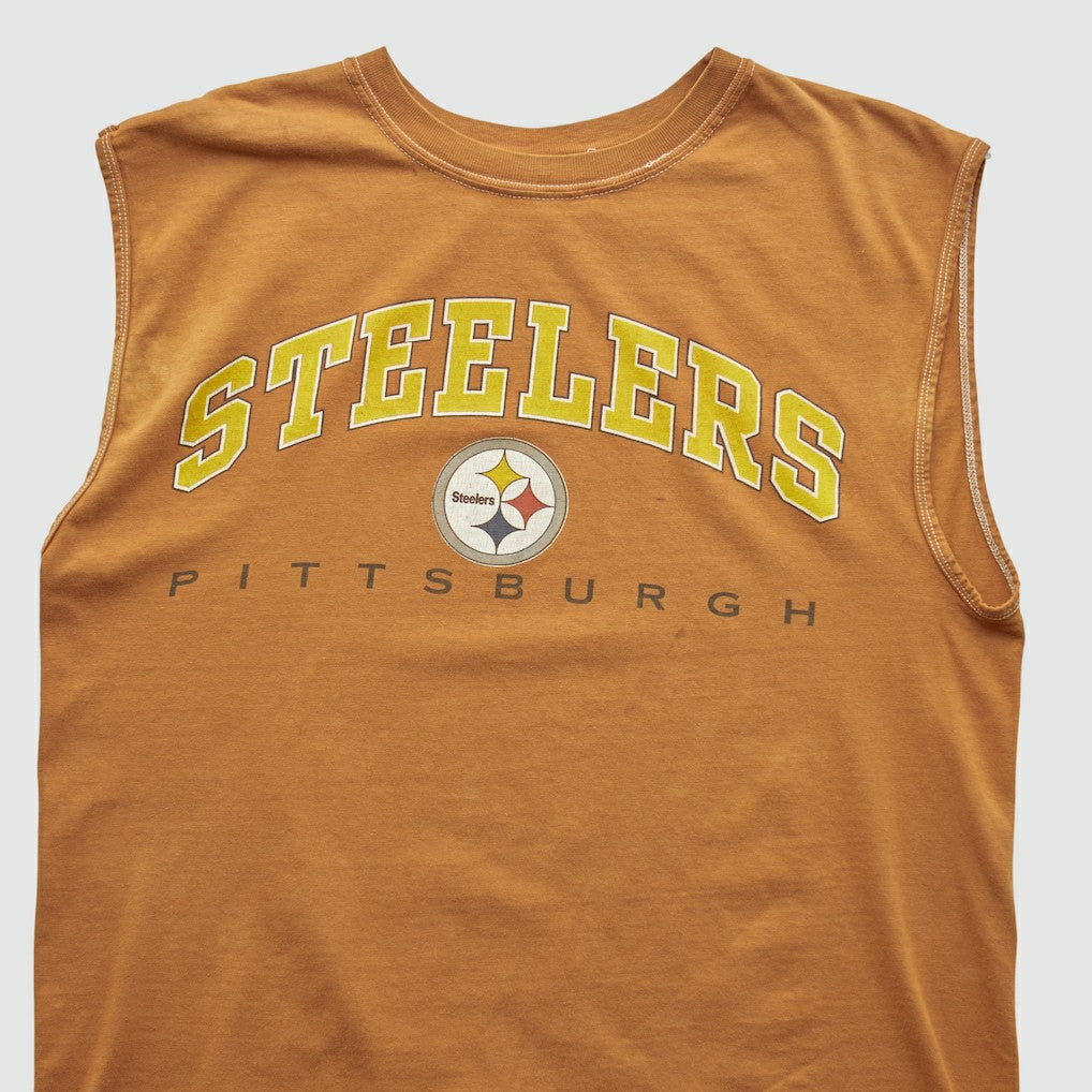 Pittsburgh Steelers True Fan 90s Tank - Clay Tanks