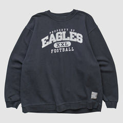 Philadelphia Eagles Reebok 2000s Pullover Sweatshirt - Black Pullover