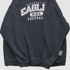 Philadelphia Eagles Reebok 2000s Pullover Sweatshirt - Black Pullover