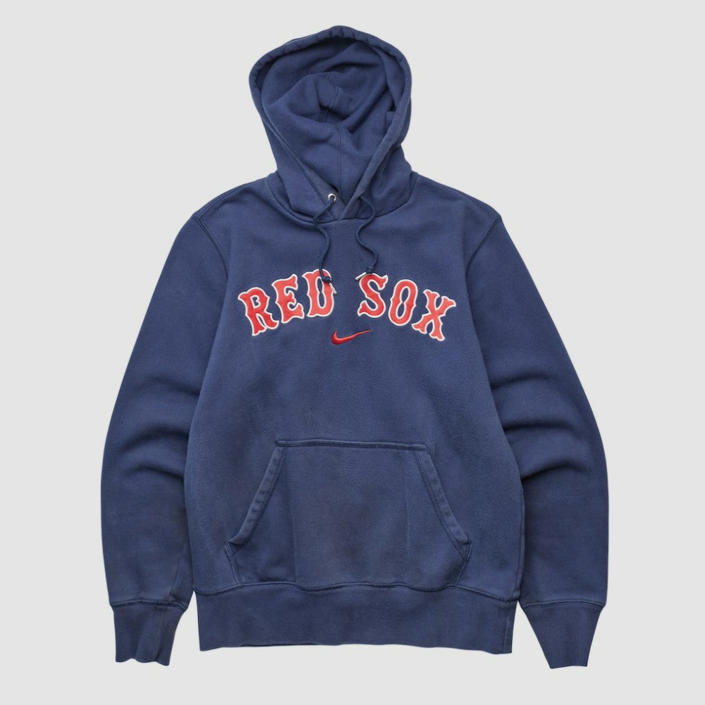 Boston Red Sox Nike 2010s Hooded Pullover Sweatshirt - Navy - XVintage Pullover