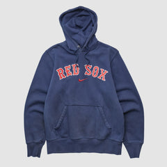 Boston Red Sox Nike 2010s Hooded Pullover Sweatshirt - Navy - XVintage Pullover