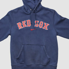 Boston Red Sox Nike 2010s Hooded Pullover Sweatshirt - Navy - XVintage Pullover