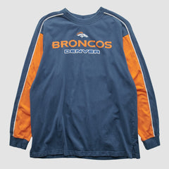 Denver Broncos NFL 2000s Long Sleeve T-shirt - Navy T-shirts