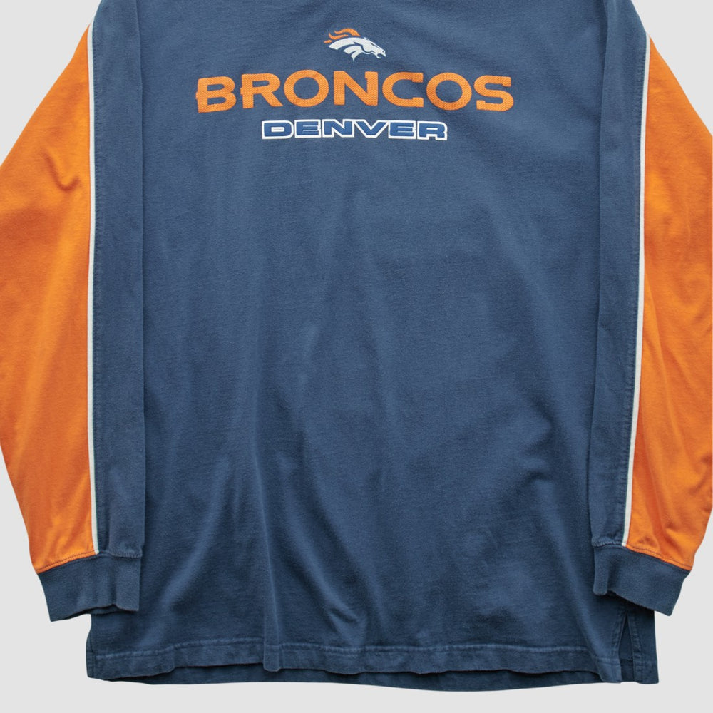 Denver Broncos NFL 2000s Long Sleeve T-shirt - Navy T-shirts