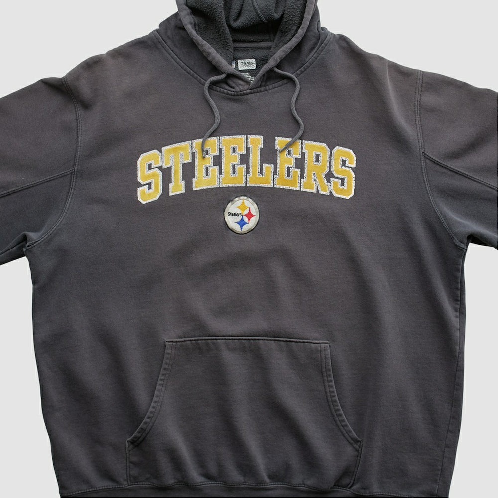 Pittsburgh Steelers NFL 2010s Hooded Pullover Sweatshirt - Black Pullover