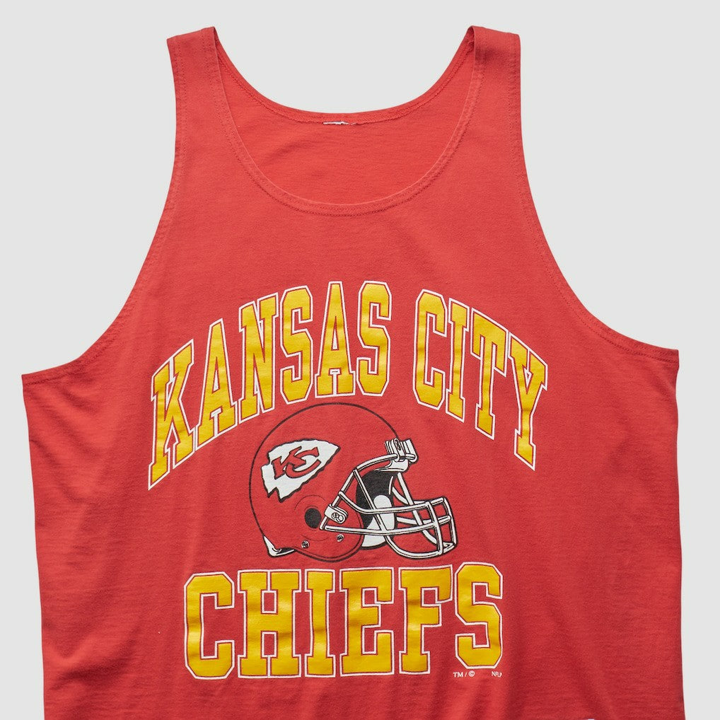 Kansas City Chiefs Russell 90s Tank - Red Tanks