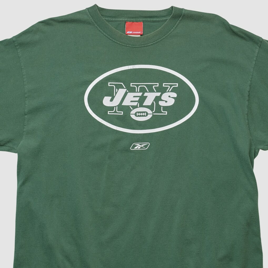 New York Jets Reebok 2000s Long Sleeve T-shirt - Green T-shirts
