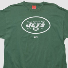 New York Jets Reebok 2000s Long Sleeve T-shirt - Green T-shirts