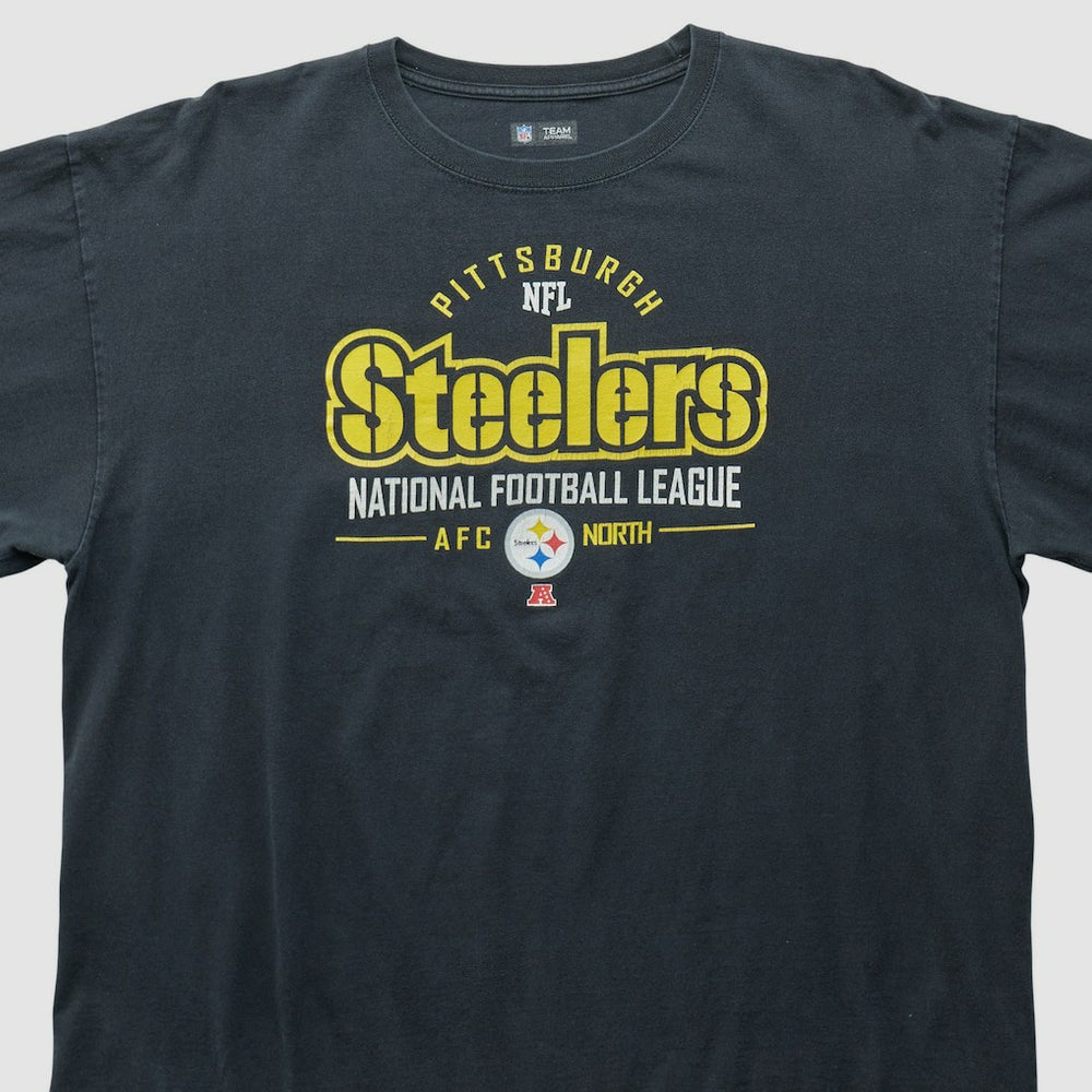 Pittsburgh Steelers NFL 2010s Long Sleeve T-shirt - Black T-shirts